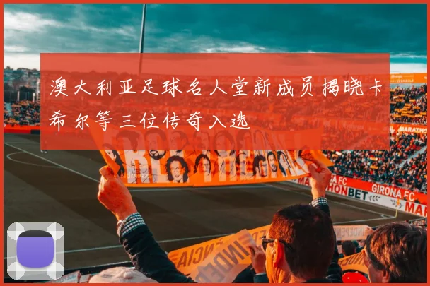 澳大利亚足球名人堂新成员揭晓卡希尔等三位传奇入选